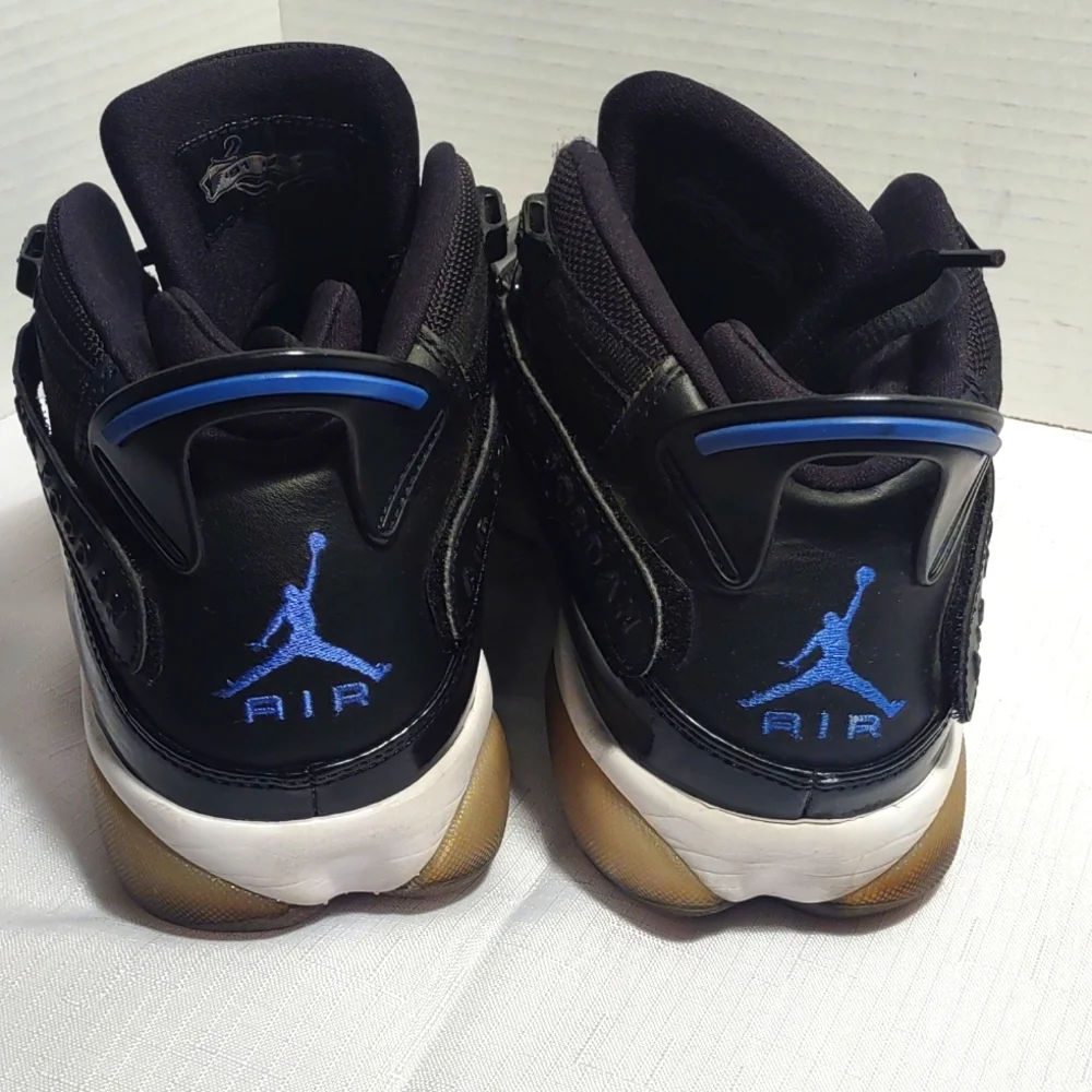 Nike Air Jordan 11 Low Black and Blue Men's Sneakers